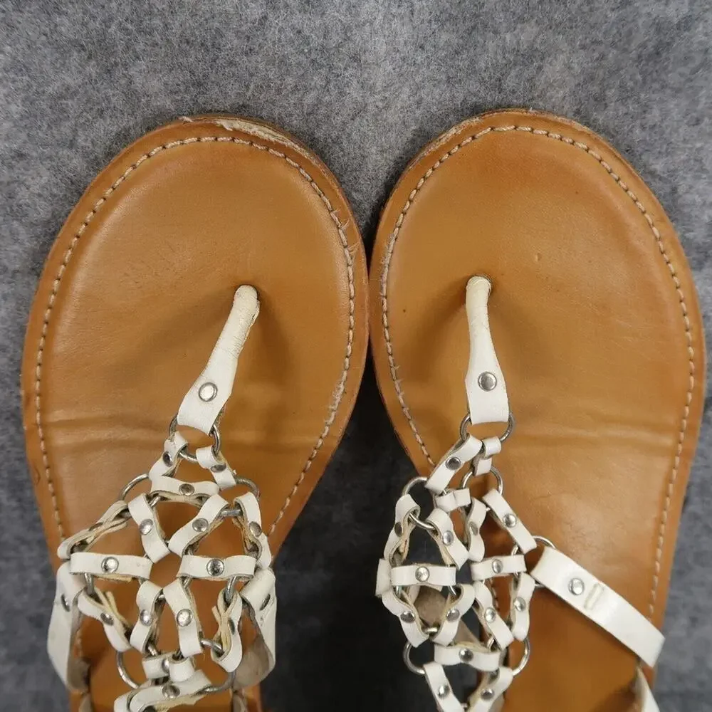 Yellowbox Shoes Womens 8.5 Sandals Casual Strappy Flats Ankle Strap Adjustable - Picture 8 of 15
